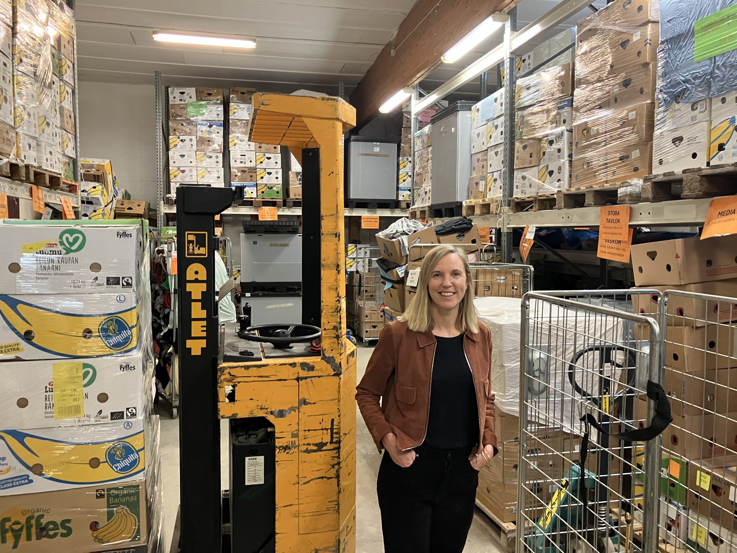 Jennika jobbar med HR och kvalitetsledning – Emmaus Åland
